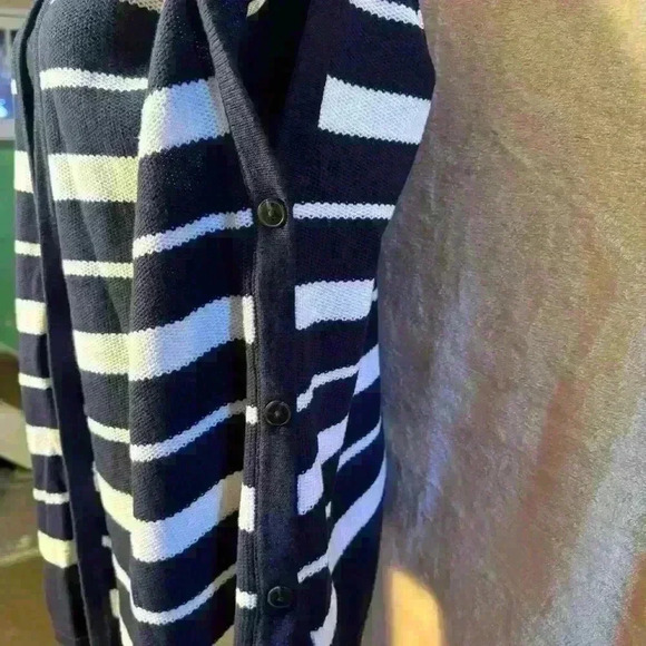 BRAND NEW Talbots Knit Cardigan Open Front Vest Side Buttons XS/S - Picture 9 of 10